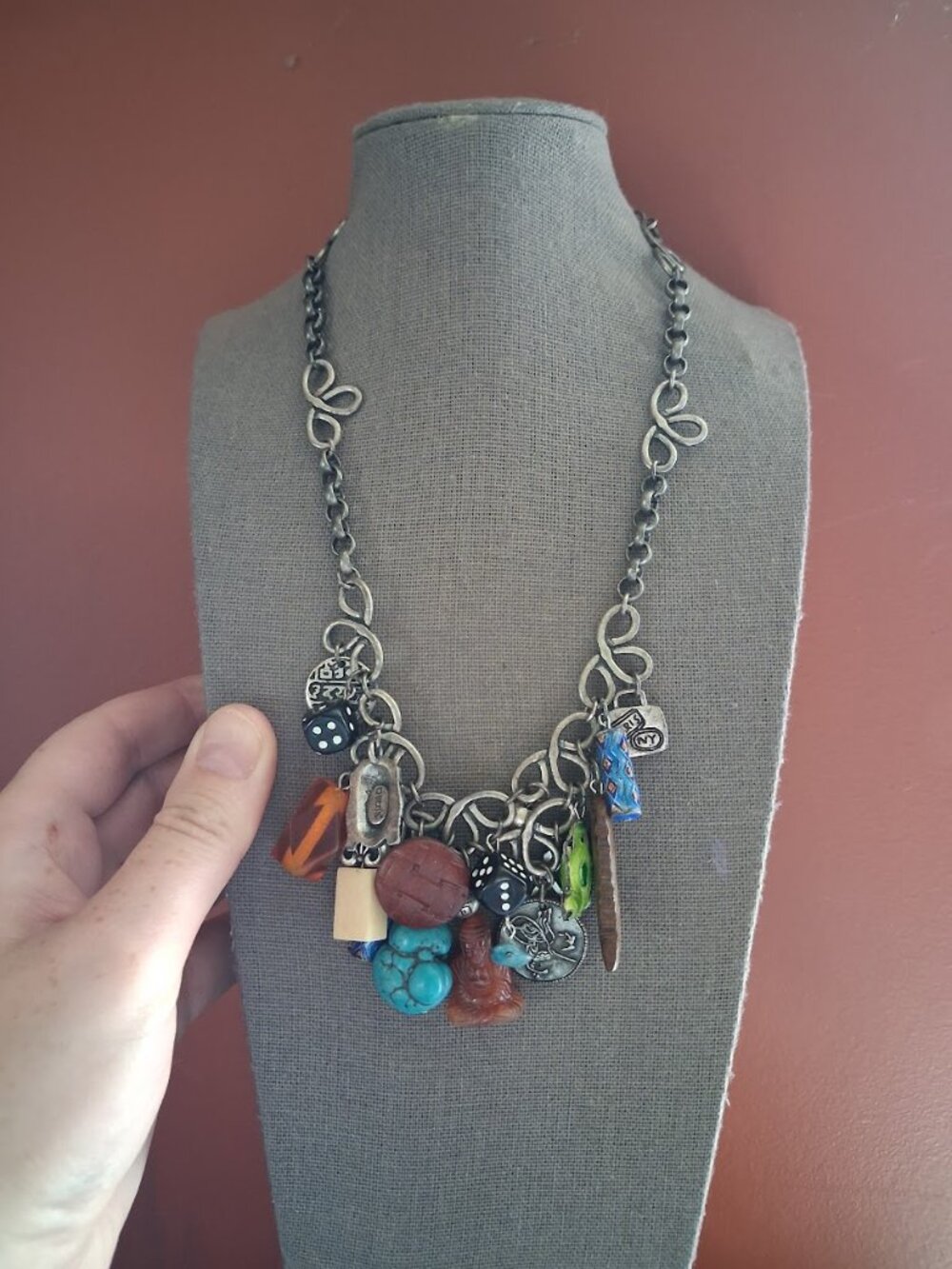 18 inch Bohemian style Chico's Statement necklace